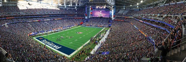 Arizona: Super Bowl Game, University Of Phoenix, Arizona, USA by Panoramic Images