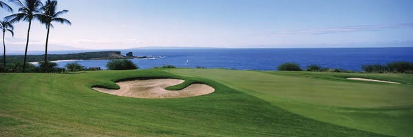 Hawaii: The Manele Golf Course, Lanai City, Hawaii, USA by Panoramic Images