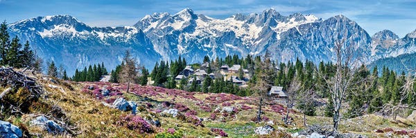 Slovenia: Velika Planina Panorama, Kamnik Alps, Upper Carniola, Slovenia by Panoramic Images