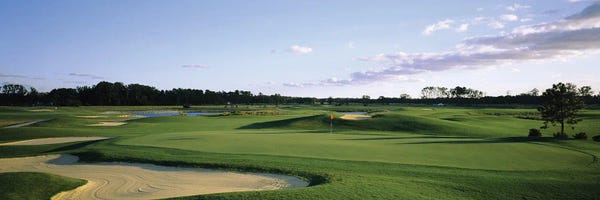 View Of A Golf Course, Carolina Club, Charlotte, North Carolina, Mecklenburg County, USA