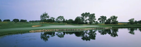 Golf Courses: View Of A Golf Course, The Merit Club, Plainfield, Illinois, USA by Panoramic Images