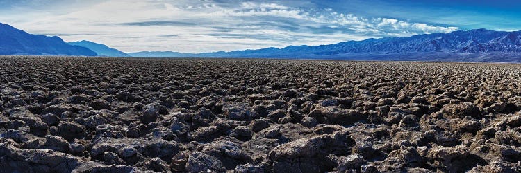 View Of Devil'S Golf Course In Death Valley, Amargosa Range, Panamint Range, California, USA