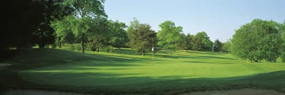 Woodholme Country Club Golf Course, Maryland, USA by Panoramic Images framed canvas print