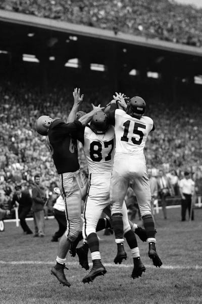 1950s College Football Penn Verses Brown
