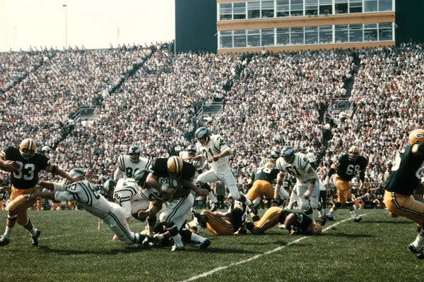 1960s 1968 Green Bay Packers Host Philadelphia Eagles Green Bay Wisconsin USA