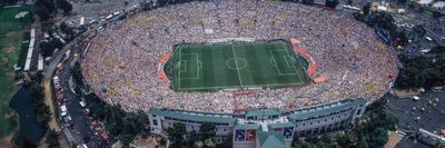 Aerial View Of Stadium, World Cup Soccer Finals Brazil Vs. Italy 1994 Rose Bowl Stadium, Pasadena Ca USA by Panoramic Images canvas print