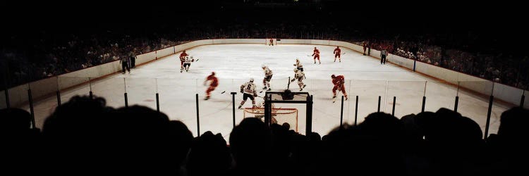 Chicago Blackhawks Hockey Game At The Old Stadium, Chicago, Il, USA