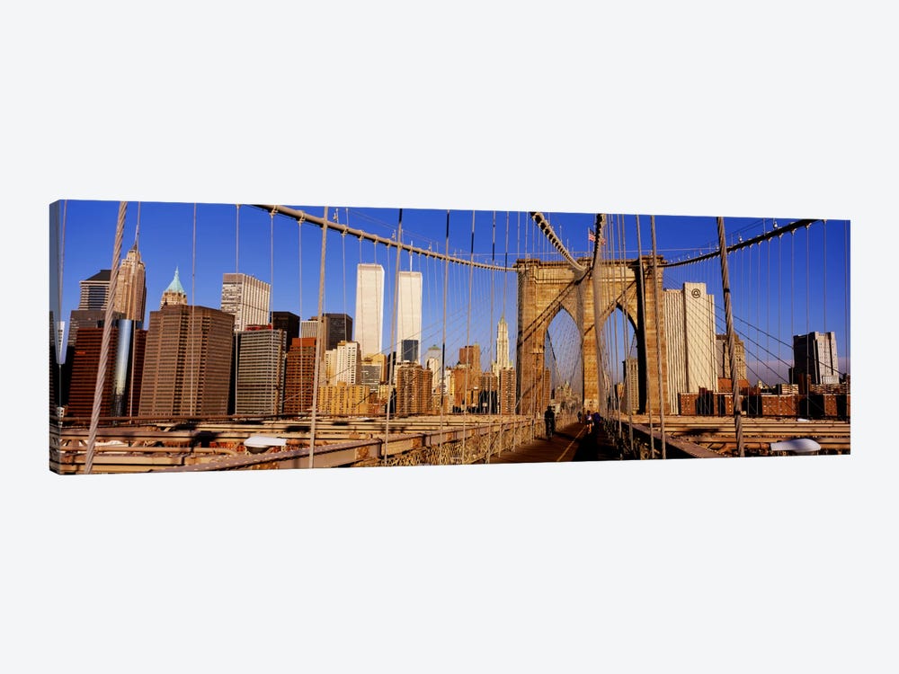 Brooklyn Bridge Manhattan New York NY USA by Panoramic Images 1-piece Canvas Artwork