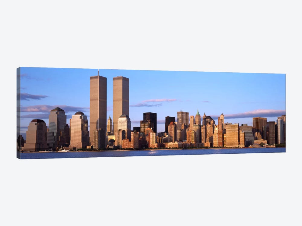 Skyscrapers in a cityWorld Trade Center, Manhattan, New York City, New York State, USA by Panoramic Images 1-piece Canvas Artwork