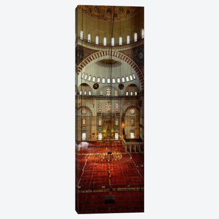Interiors of a mosque, Suleymanie Mosque, Istanbul, Turkey Canvas Print #PIM1703} by Panoramic Images Canvas Wall Art
