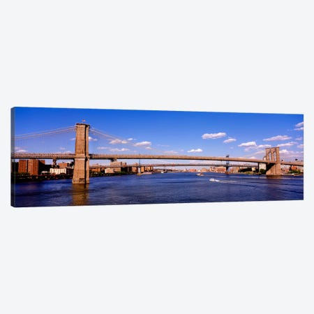 Brooklyn Bridge, NYC, New York City, New York State, USA Canvas Print #PIM1708} by Panoramic Images Canvas Art