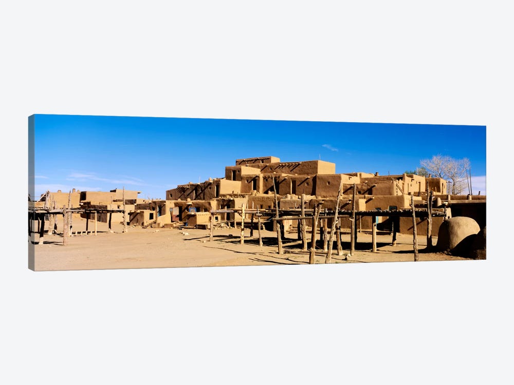 Taos Pueblo, Taos County, New Mexico, USA by Panoramic Images 1-piece Canvas Artwork