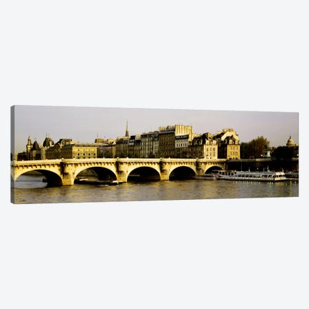 Pont Neuf With Ile de la Cite In The Background, Paris, Ile-de-France, France Canvas Print #PIM170} by Panoramic Images Canvas Wall Art