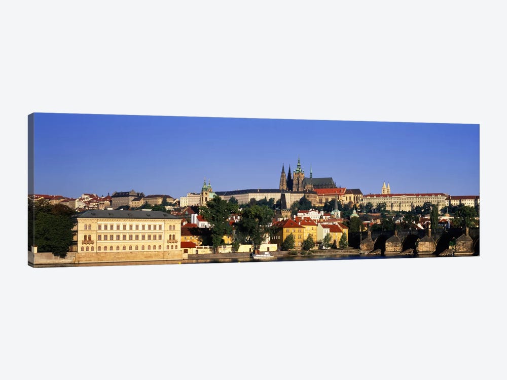 Charles Bridge Prague Czech Republic by Panoramic Images 1-piece Canvas Artwork