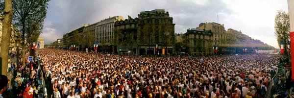 Track & Field: Marathon Runners, Paris, France by Panoramic Images