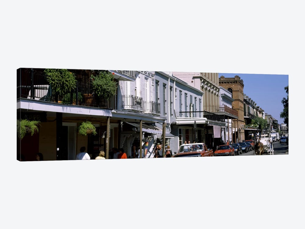 Buildings in a city, French Quarter, New Orleans, Louisiana, USA by Panoramic Images 1-piece Canvas Art Print