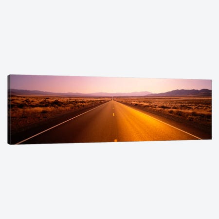Desert Road, Nevada, USA Canvas Print #PIM1727} by Panoramic Images Canvas Art Print
