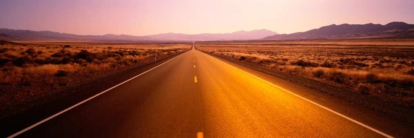 Desert Road, Nevada, USA