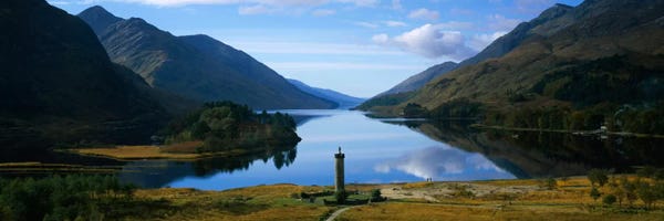 Scotland: Glenfinnan Monument & Loch Shiel, Glenfinnan, Highlands, Scotland, United Kingdom by Panoramic Images