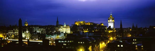 Edinburgh: City Centre, Edinburgh, Scotland, United Kingdom by Panoramic Images