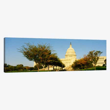 Capitol Building, Washington DC, District Of Columbia, USA Canvas Print #PIM1736} by Panoramic Images Canvas Artwork