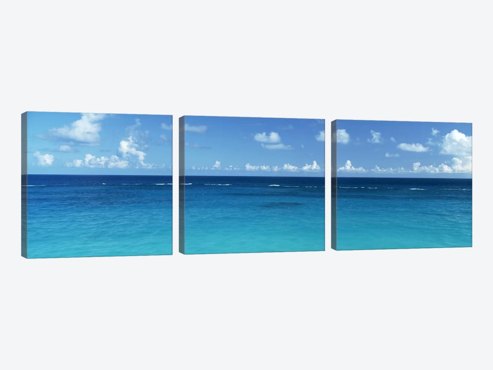 View Of The Atlantic Ocean, Bermuda by Panoramic Images 3-piece Art Print