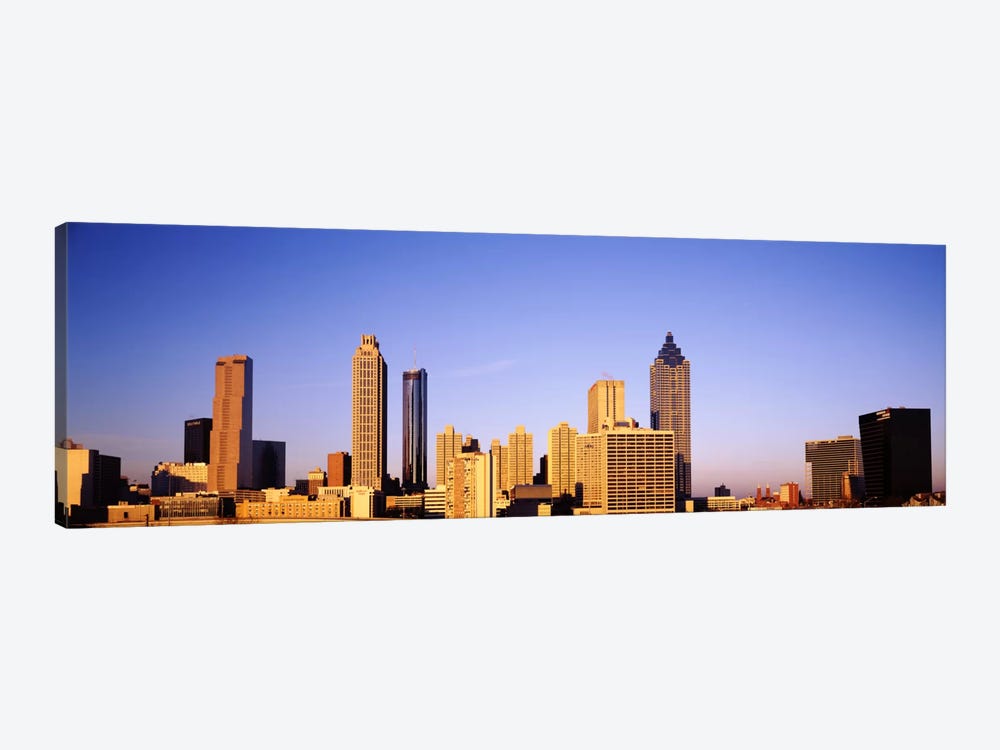 Skyscrapers in a city, Atlanta, Georgia, USA #2 by Panoramic Images 1-piece Canvas Print