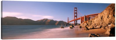 Bridge across a sea, Golden Gate Bridge, San Francisco, California, USA Canvas Art Print - Golden Gate Bridge