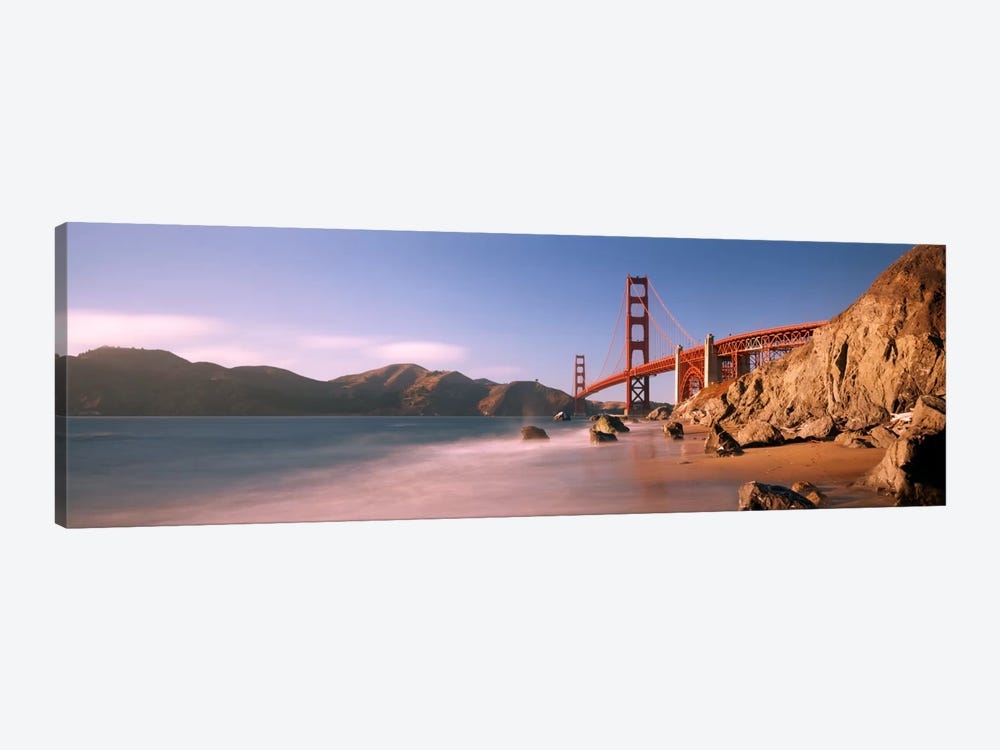 Bridge across a sea, Golden Gate Bridge, San Francisco, California, USA by Panoramic Images 1-piece Canvas Art Print