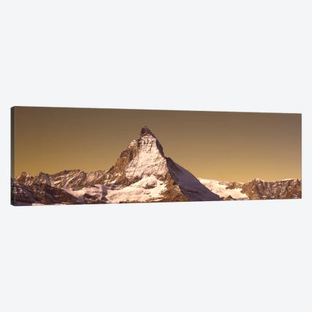 Matterhorn Switzerland Canvas Print #PIM1756} by Panoramic Images Canvas Wall Art