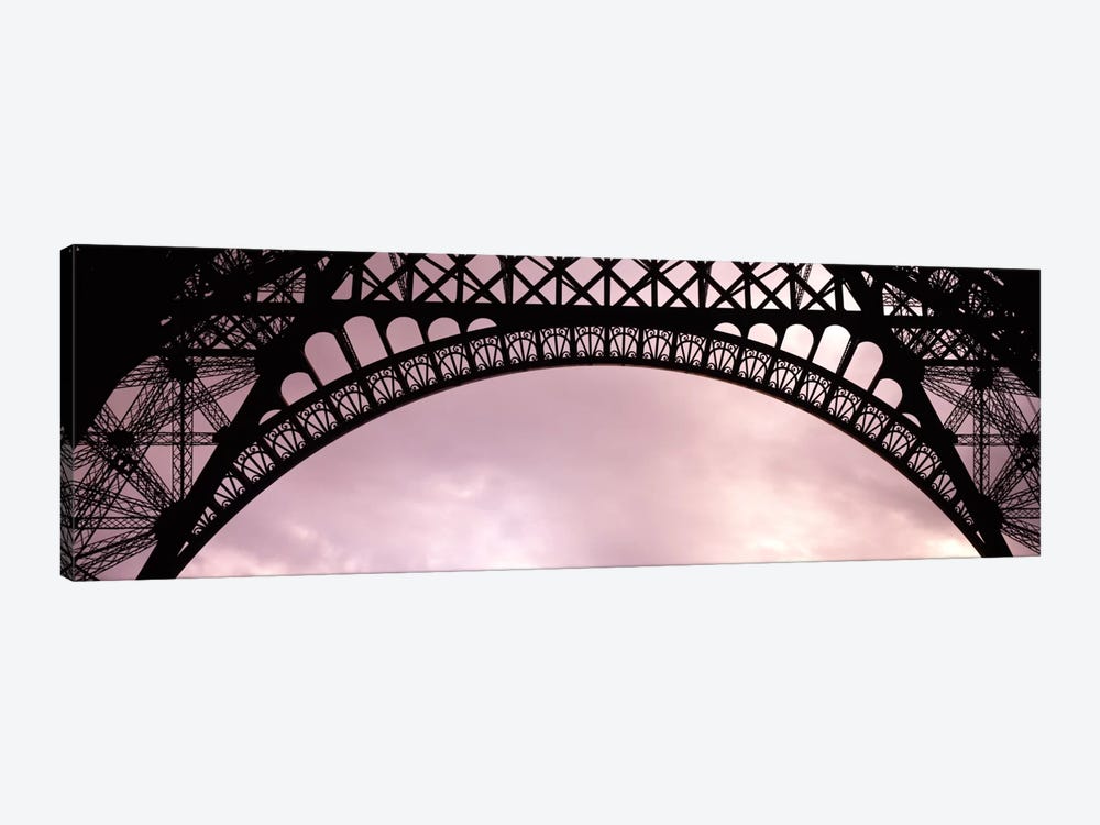 Sauvestre's Decorative Grill-Work Arches, Eiffel Tower, Paris, Ile-de-France, France by Panoramic Images 1-piece Canvas Artwork