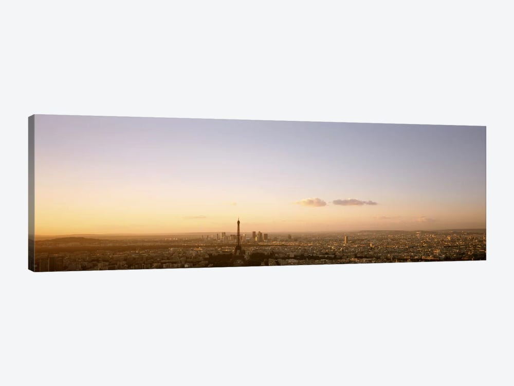 Aerial View At Sunrise, Paris, France by Panoramic Images 1-piece Canvas Art