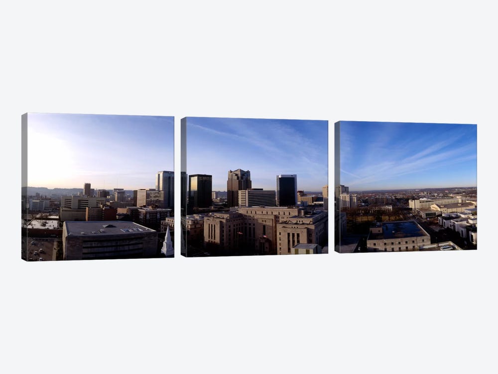 Buildings in a city, Birmingham, Jefferson county, Alabama, USA by Panoramic Images 3-piece Canvas Art