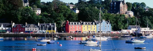 Harbors: Main Street Architecture, Tobermory, Isle of Mull, Inner Hebrides, Scotland, United Kingdom by Panoramic Images