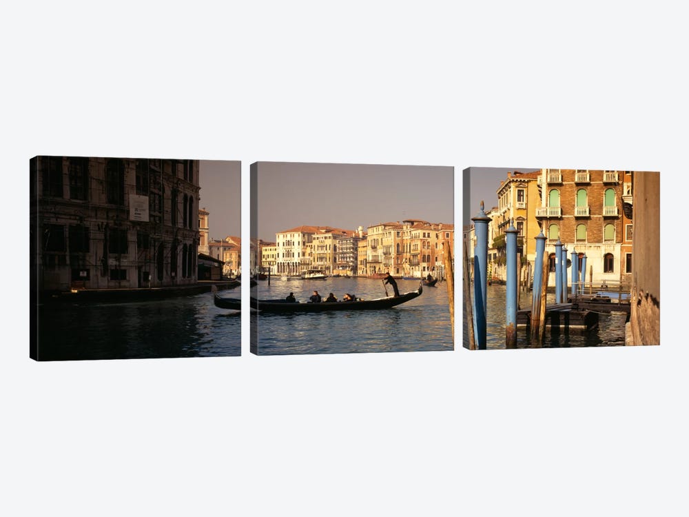 Grand Canal, Venice, Italy by Panoramic Images 3-piece Canvas Art Print