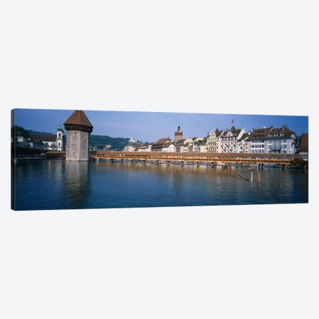 Kapellbrucke & Wasserturm, Lucerne, Switzerland Canvas Print #PIM1786} by Panoramic Images Canvas Art Print