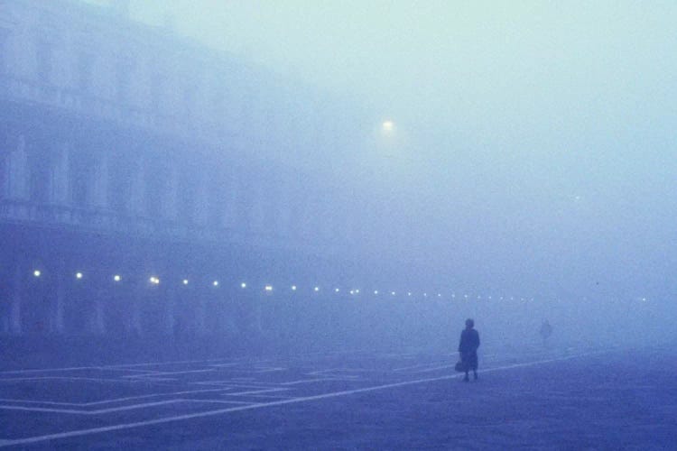 Foggy Venice Italy