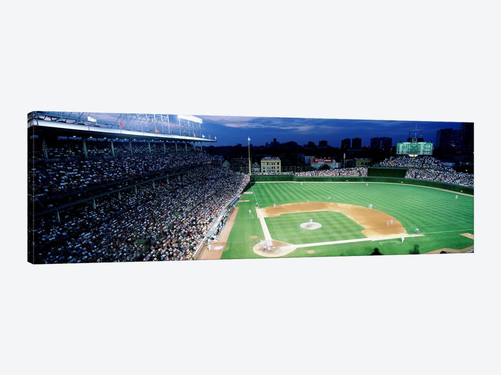 USA, Illinois, Chicago, Cubs, baseball #2 by Panoramic Images 1-piece Canvas Wall Art
