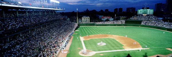 Stadiums: USA, Illinois, Chicago, Cubs, baseball #2 by Panoramic Images