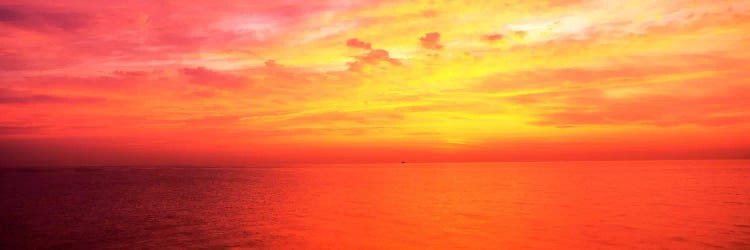 Clouds over a lake at sunrise, Lake Michigan, Chicago, Illinois, USA by Panoramic Images wall art