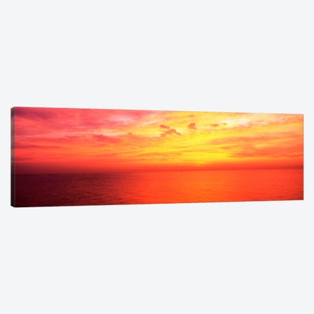 Clouds over a lake at sunrise, Lake Michigan, Chicago, Illinois, USA Canvas Print #PIM1796} by Panoramic Images Canvas Artwork