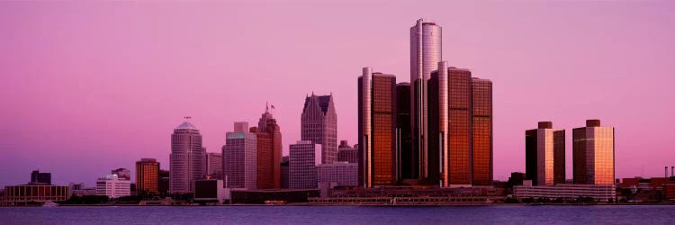 Buildings in a cityDetroit, Michigan, USA by Panoramic Images wall art