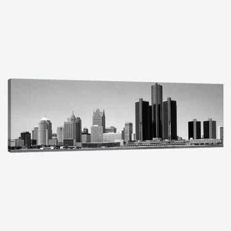  Skyscrapers In The City, Detroit, Michigan, USA Canvas Print #PIM1804} by Panoramic Images Canvas Art