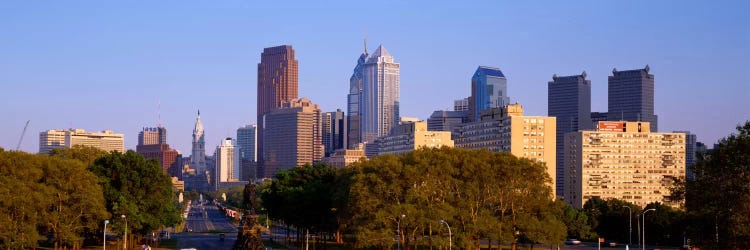 Skyscrapers in a city, Philadelphia, Pennsylvania, USA