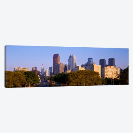 Skyscrapers in a city, Philadelphia, Pennsylvania, USA Canvas Print #PIM1805} by Panoramic Images Canvas Art