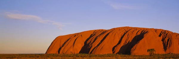 Northern Territory: Uluru (Ayers Rock) At Dusk, Uluru-Kata Tjuta National Park, Northern Territory, Australia by Panoramic Images