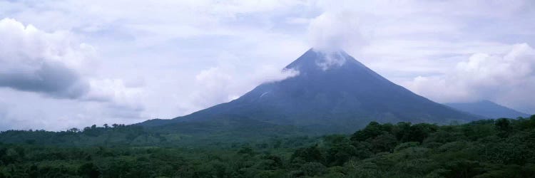 Clouds over a mountain peak, Arenal Volcano, Alajuela Province, Costa Rica