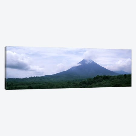 Clouds over a mountain peak, Arenal Volcano, Alajuela Province, Costa Rica Canvas Print #PIM1817} by Panoramic Images Canvas Art Print