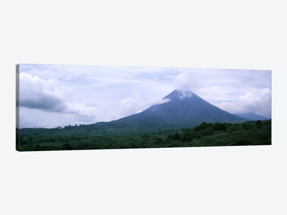 Clouds over a mountain peak, Arenal Volcano, Alajuela Province, Costa Rica by Panoramic Images 1-piece Canvas Print