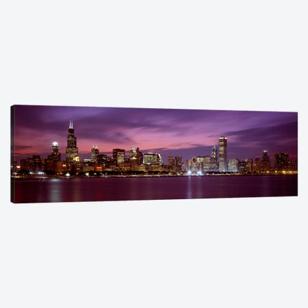 Downtown Skyline, Chicago, Illinois, USA Canvas Print #PIM1830} by Panoramic Images Canvas Wall Art